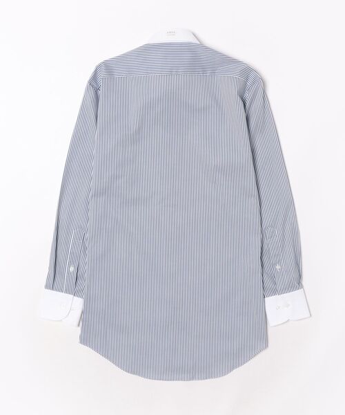 TOKYO SHIRTS(トウキョウシャツ)の「【超形態安定】【吸水速乾】 形態安定ノンアイロン ボタンダウン 長袖ビジネスワイシャツ(ビジネスシャツ・メンズ・ネイビー・首回り37cm-裄丈80cm/首回り37cm-裄丈84cm/首回り39cm-裄丈80cm/首回り39cm-裄丈84cm/首回り41cm-裄丈82cm/首回り41cm-裄丈86cm/首回り42cm-裄丈82cm/首回り42cm-裄丈86cm/首回り43cm-裄丈82cm/首回り43cm-裄丈86cm)」の7枚目の写真