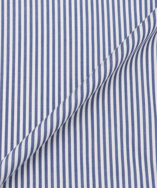 TOKYO SHIRTS(トウキョウシャツ)の「【超形態安定】【吸水速乾】 形態安定ノンアイロン ボタンダウン 長袖ビジネスワイシャツ(ビジネスシャツ・メンズ・ネイビー・首回り37cm-裄丈80cm/首回り37cm-裄丈84cm/首回り39cm-裄丈80cm/首回り39cm-裄丈84cm/首回り41cm-裄丈82cm/首回り41cm-裄丈86cm/首回り42cm-裄丈82cm/首回り42cm-裄丈86cm/首回り43cm-裄丈82cm/首回り43cm-裄丈86cm)」の5枚目の写真