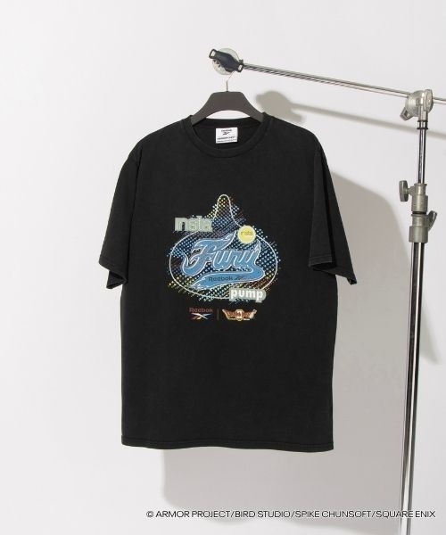 Reebok（リーボック）の「ドラゴンクエスト x ヴィンテージTシャツ / DRAGON QUEST x VINTAGE TEE（Tシャツ/カットソー・メンズ・ブラック系その他2/ブラック×ホワイト/ブラック×イエロー/ブラック系その他3/ブラック×ライム/ブラック×グリーン/ブラック×ブルー/ブラック×レッド/ブラック×パープル/ブラック系その他/ブラック×グレー・X-LARGE/SMALL/MEDIUM/LARGE）」の6枚目の写真