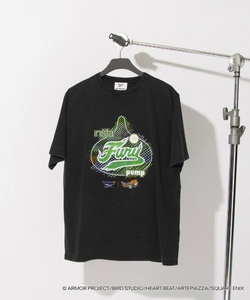 Reebok（リーボック）の「ドラゴンクエスト x ヴィンテージTシャツ / DRAGON QUEST x VINTAGE TEE（Tシャツ/カットソー・メンズ・ブラック系その他2/ブラック×ホワイト/ブラック×イエロー/ブラック系その他3/ブラック×ライム/ブラック×グリーン/ブラック×ブルー/ブラック×レッド/ブラック×パープル/ブラック系その他/ブラック×グレー・X-LARGE/SMALL/MEDIUM/LARGE）」の8枚目の写真