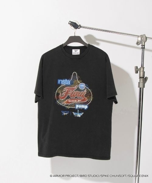 Reebok（リーボック）の「ドラゴンクエスト x ヴィンテージTシャツ / DRAGON QUEST x VINTAGE TEE（Tシャツ/カットソー・メンズ・ブラック系その他2/ブラック×ホワイト/ブラック×イエロー/ブラック系その他3/ブラック×ライム/ブラック×グリーン/ブラック×ブルー/ブラック×レッド/ブラック×パープル/ブラック系その他/ブラック×グレー・X-LARGE/SMALL/MEDIUM/LARGE）」の11枚目の写真