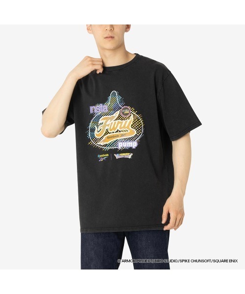 Reebok（リーボック）の「ドラゴンクエスト x ヴィンテージTシャツ / DRAGON QUEST x VINTAGE TEE（Tシャツ/カットソー・メンズ・ブラック系その他2/ブラック×ホワイト/ブラック×イエロー/ブラック系その他3/ブラック×ライム/ブラック×グリーン/ブラック×ブルー/ブラック×レッド/ブラック×パープル/ブラック系その他/ブラック×グレー・X-LARGE/SMALL/MEDIUM/LARGE）」の12枚目の写真