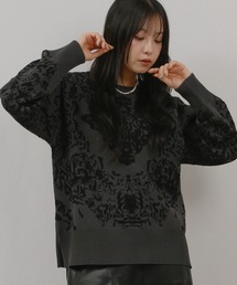 膨れジャガードTOPS