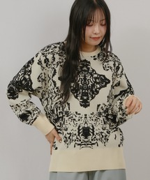 膨れジャガードTOPS
