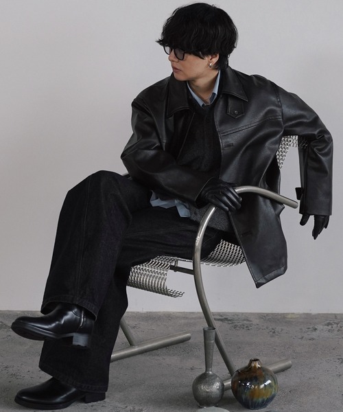 WYM LIDNM（ウィム バイ リドム）の「DOUBLE ZIP HIGH SOLE BOOTS（ブーツ・メンズ・ブラック・L/XL/M/S/XS）」の14枚目の写真