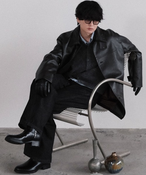 WYM LIDNM（ウィム バイ リドム）の「DOUBLE ZIP HIGH SOLE BOOTS（ブーツ・メンズ・ブラック・L/XL/M/S/XS）」の17枚目の写真