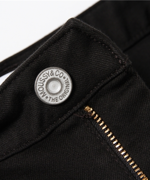 MOUSSY（マウジー）の「iSKO HW EMOTION fringe SKINNY（デニムパンツ・レディース・ブラック/ホワイト・23inch/24inch/25inch/26inch/27inch）」の12枚目の写真