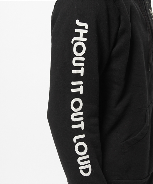 HYSTERIC GLAMOUR（ヒステリックグラマー）の「KISS/SHOUT IT OUT LOUD pt PK（パーカー・メンズ・トップグレー/ブラック/ホワイト・MEDIUM/LARGE/SMALL）」の12枚目の写真