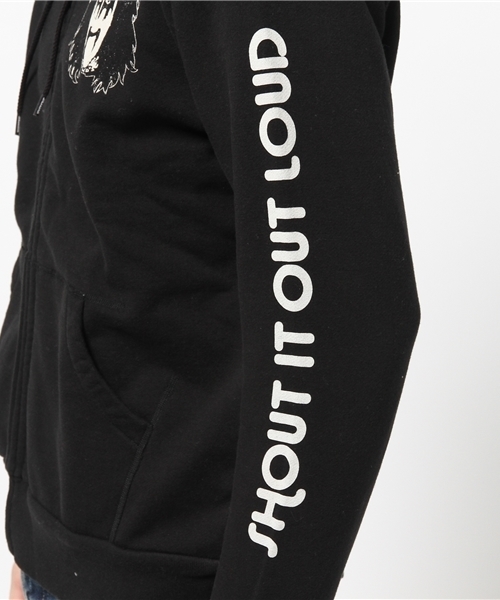 HYSTERIC GLAMOUR（ヒステリックグラマー）の「KISS/SHOUT IT OUT LOUD pt PK（パーカー・メンズ・トップグレー/ブラック/ホワイト・MEDIUM/LARGE/SMALL）」の13枚目の写真