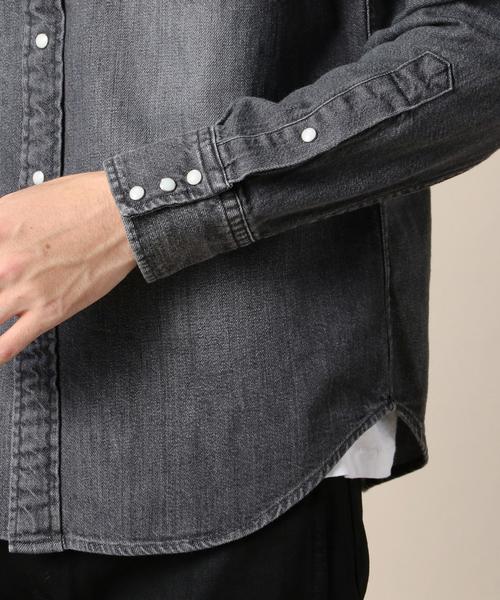 BEAUTY&YOUTH UNITED ARROWS(ビューティーアンドユースユナイテッドアローズ)の「BY 8オンス デニム ウエスタンシャツ◆(シャツ/ブラウス・メンズ・ダークグレー/コバルトブルー・X-LARGE/X-SMALL/MEDIUM/LARGE/SMALL)」の11枚目の写真