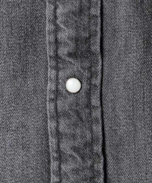 BEAUTY&YOUTH UNITED ARROWS(ビューティーアンドユースユナイテッドアローズ)の「BY 8オンス デニム ウエスタンシャツ◆(シャツ/ブラウス・メンズ・ダークグレー/コバルトブルー・X-LARGE/X-SMALL/MEDIUM/LARGE/SMALL)」の12枚目の写真