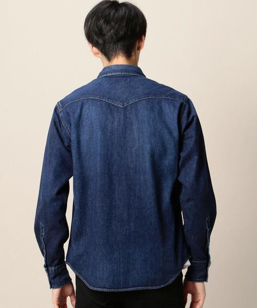 BEAUTY&YOUTH UNITED ARROWS(ビューティーアンドユースユナイテッドアローズ)の「BY 8オンス デニム ウエスタンシャツ◆(シャツ/ブラウス・メンズ・ダークグレー/コバルトブルー・X-LARGE/X-SMALL/MEDIUM/LARGE/SMALL)」の6枚目の写真