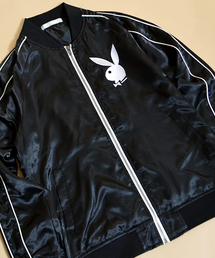 PLAYBOY/プレイボーイ サテン刺繍スカジャン