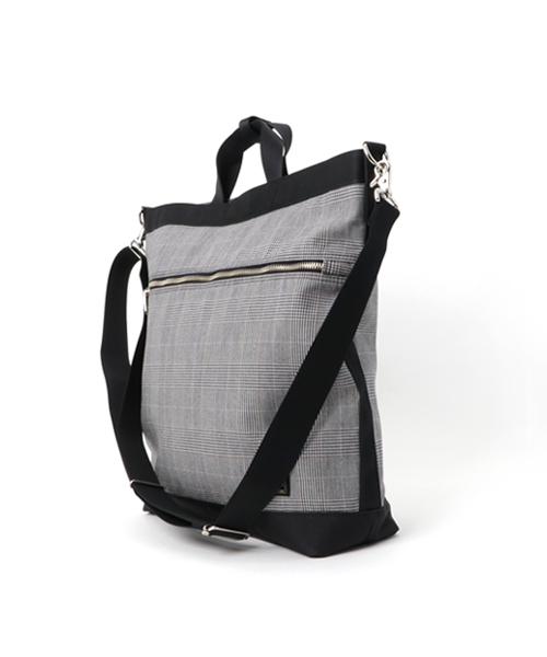 HEAD PORTER(ヘッドポーター)の「SAVILLE/2WAY TOTE BAG(ショルダーバッグ・メンズ・ネイビー/グレー・ONE SIZE)」の3枚目の写真