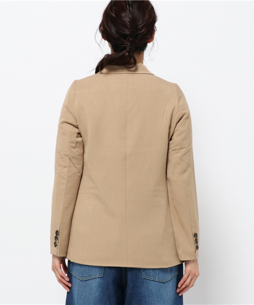 Pierrot（ピエロ）の「ダブルボタン テーラードジャケット（テーラードジャケット・レディース・ベージュ/イエロー系その他/キャメル/ピンク/ブラック・L/M）」の9枚目の写真