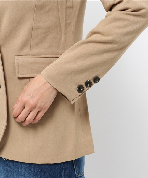 Pierrot（ピエロ）の「ダブルボタン テーラードジャケット（テーラードジャケット・レディース・ベージュ/イエロー系その他/キャメル/ピンク/ブラック・L/M）」の14枚目の写真