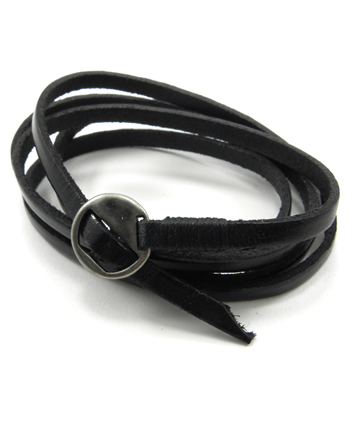 URBAN RESEARCH（アーバンリサーチ）の「DOORS レザーブレスレット（ブレスレット・メンズ・ブラック/ホワイト/ブラウン/レッド/オリーブ/チョコ・FREE）」の3枚目の写真