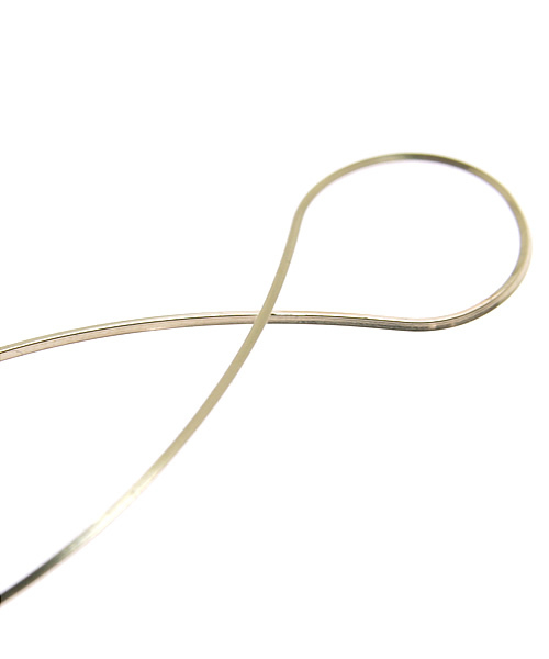 ROSE BUD（ローズバッド）の「(BY BOE)E59 FIGURE 8 WIRE EARRING [結婚式＆パーティー]（ピアス（両耳用）・レディース・ゴールド・ONE SIZE）」の2枚目の写真