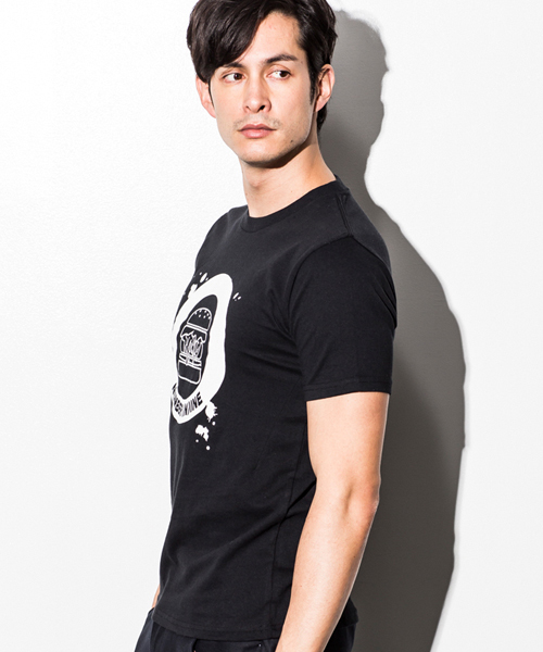 NUMBER (N)INE DENIM(ナンバーナインデニム)の「NUMBER (N)INE DENIM(ナンバーナインデニム)バーガーグラフィックTシャツ(Tシャツ/カットソー・メンズ・ネイビー/ブラック/グレー/ホワイト・MEDIUM/SMALL/LARGE)」の5枚目の写真