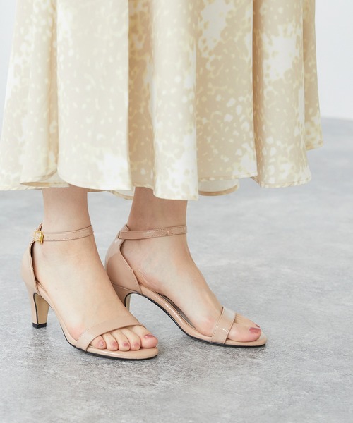 menue（メヌエ）の「7cmヒール アンクルストラップサンダル（サンダル・レディース・ブラック系その他2/その他/レッド系その他2/ブラック系その他/レッド/ダークグリーン/グレー/その他1/ベージュ/ダークブルー/パイソン/モカ/イエロー/グレー系その他/ピンクベージュ/ベージュ系その他/シルバー/ブラック/グレイッシュベージュ/ブラウン系その他/マジェンタ/ホワイト/シルバー系その他/ラベンダー・L/M/S/LL/3L/SS）」の16枚目の写真