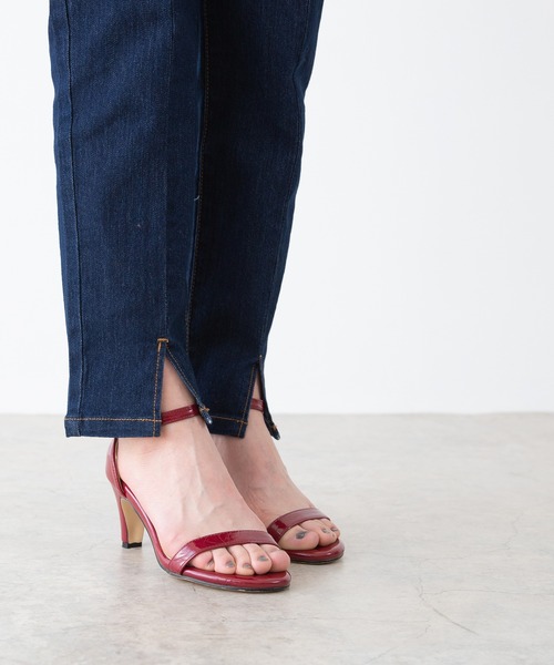 menue（メヌエ）の「7cmヒール アンクルストラップサンダル（サンダル・レディース・ブラック系その他2/その他/レッド系その他2/ブラック系その他/レッド/ダークグリーン/グレー/その他1/ベージュ/ダークブルー/パイソン/モカ/イエロー/グレー系その他/ピンクベージュ/ベージュ系その他/シルバー/ブラック/グレイッシュベージュ/ブラウン系その他/マジェンタ/ホワイト/シルバー系その他/ラベンダー・L/M/S/LL/3L/SS）」の17枚目の写真