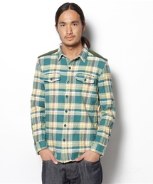 CIAOPANIC | フリース×チェックネルシャツ(シャツ/ブラウス)