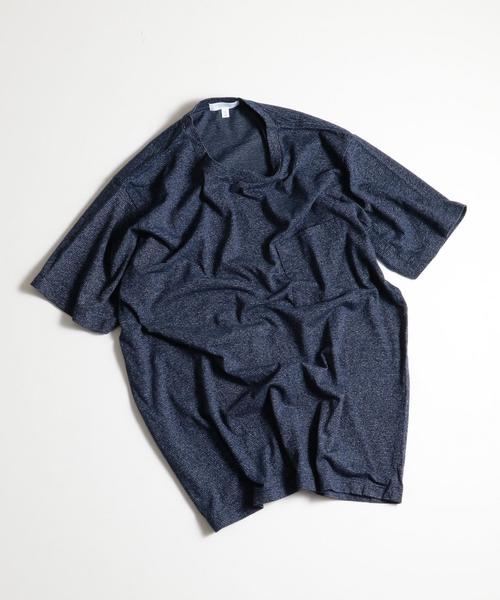 BEAUTY&YOUTH UNITED ARROWS(ビューティーアンドユースユナイテッドアローズ)の「BY ミジンボーダー クルーネック Tシャツ ◆(Tシャツ/カットソー・メンズ・ライトグレー/ライトブルー/ネイビー・LARGE/SMALL/MEDIUM/X-LARGE)」の3枚目の写真