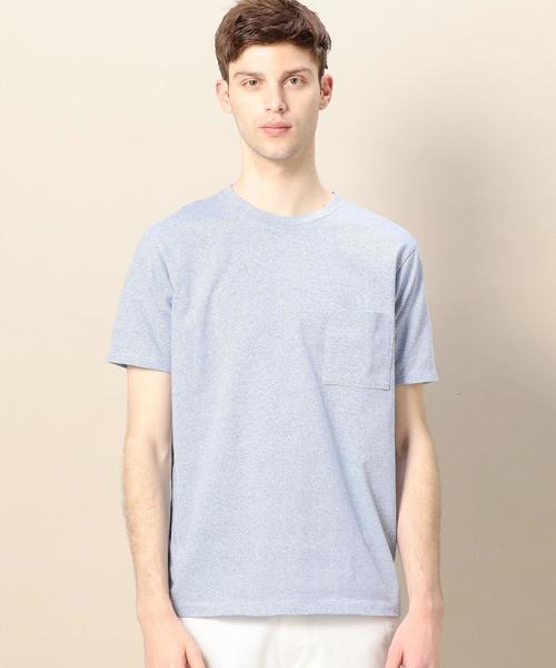 BEAUTY&YOUTH UNITED ARROWS(ビューティーアンドユースユナイテッドアローズ)の「BY ミジンボーダー クルーネック Tシャツ ◆(Tシャツ/カットソー・メンズ・ライトグレー/ライトブルー/ネイビー・LARGE/SMALL/MEDIUM/X-LARGE)」の15枚目の写真