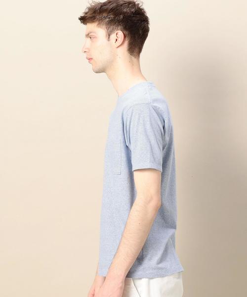 BEAUTY&YOUTH UNITED ARROWS(ビューティーアンドユースユナイテッドアローズ)の「BY ミジンボーダー クルーネック Tシャツ ◆(Tシャツ/カットソー・メンズ・ライトグレー/ライトブルー/ネイビー・LARGE/SMALL/MEDIUM/X-LARGE)」の16枚目の写真