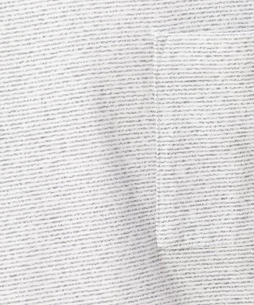 BEAUTY&YOUTH UNITED ARROWS(ビューティーアンドユースユナイテッドアローズ)の「BY ミジンボーダー クルーネック Tシャツ ◆(Tシャツ/カットソー・メンズ・ライトグレー/ライトブルー/ネイビー・LARGE/SMALL/MEDIUM/X-LARGE)」の6枚目の写真