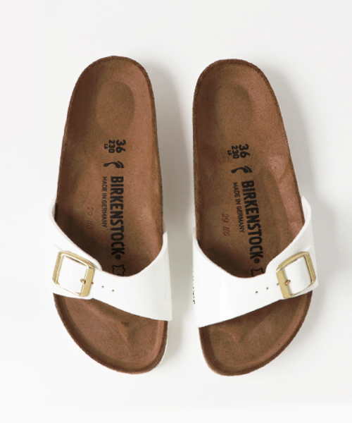 HELIOPOLE（エリオポール）の「■日本限定モデル■BIRKENSTOCK パテントマドリッド / MADRID (WOMEN)（サンダル・レディース・ホワイト・38/36/37）」の5枚目の写真