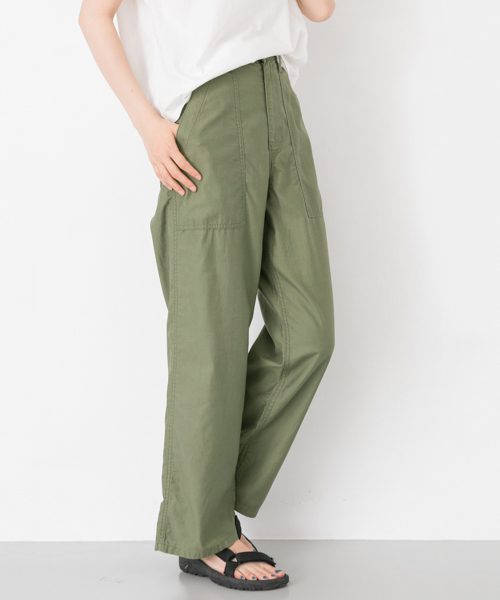 GUNG HO（ガンホー）の「GUNG HO 別注ハイウエストベイカーパンツ（その他パンツ・レディース・ベージュ/カーキ・36/38）」の14枚目の写真