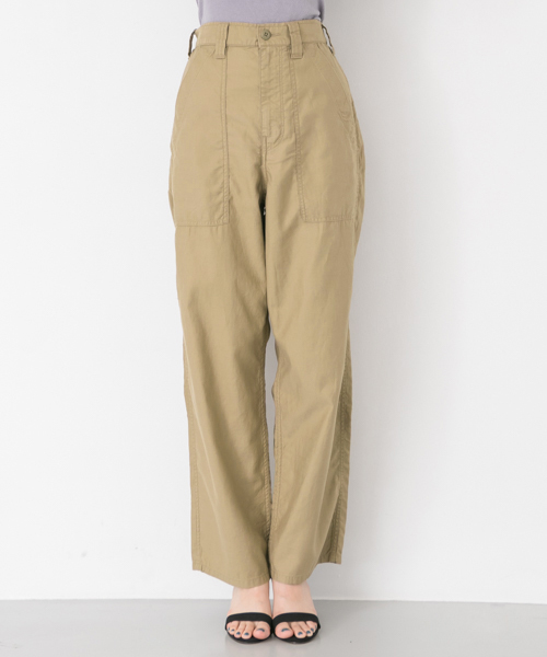 GUNG HO（ガンホー）の「GUNG HO 別注ハイウエストベイカーパンツ（その他パンツ・レディース・ベージュ/カーキ・36/38）」の16枚目の写真