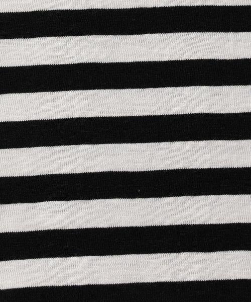 MHL.(エムエイチエル)の「<MHL.> 17 BORDER T/Tシャツ ◆(Tシャツ/カットソー・メンズ・ブラック/ワインレッド・LARGE/MEDIUM)」の9枚目の写真