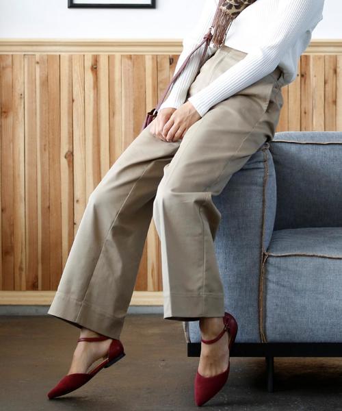 coen（コーエン）の「【『LEE』11月号掲載】Dickies別注ワイドパンツ（その他パンツ・レディース・グレー/ベージュ/ネイビー・MEDIUM/SMALL/LARGE）」の3枚目の写真