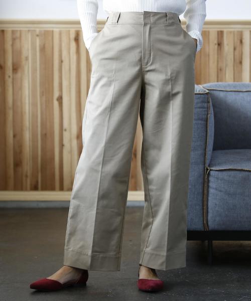 coen（コーエン）の「【『LEE』11月号掲載】Dickies別注ワイドパンツ（その他パンツ・レディース・グレー/ベージュ/ネイビー・MEDIUM/SMALL/LARGE）」の14枚目の写真