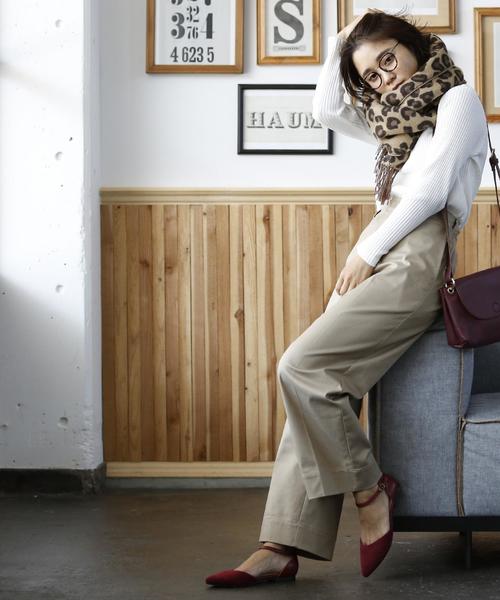 coen（コーエン）の「【『LEE』11月号掲載】Dickies別注ワイドパンツ（その他パンツ・レディース・グレー/ベージュ/ネイビー・MEDIUM/SMALL/LARGE）」の16枚目の写真