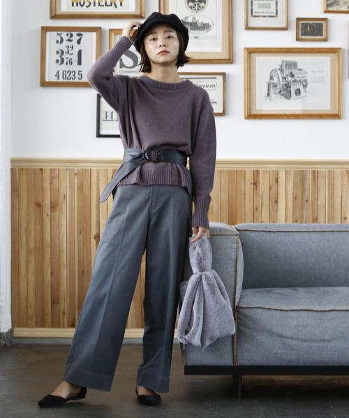 coen（コーエン）の「【『LEE』11月号掲載】Dickies別注ワイドパンツ（その他パンツ・レディース・グレー/ベージュ/ネイビー・MEDIUM/SMALL/LARGE）」の11枚目の写真