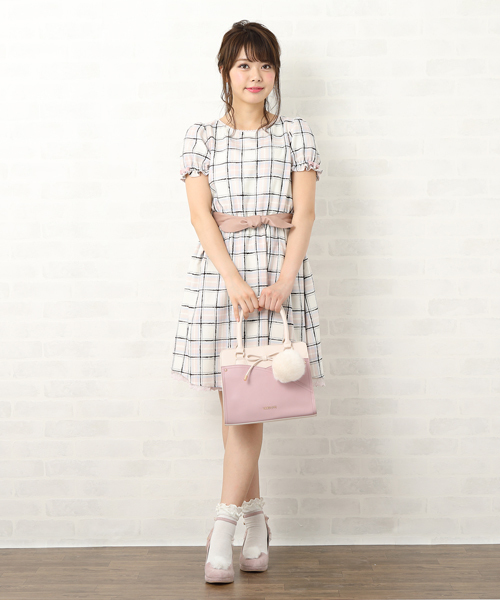 LODISPOTTO トップス　リボン付き LODISPOTTO / リボンニット M ピンク H-25-06-05-060-LO-TO-NS