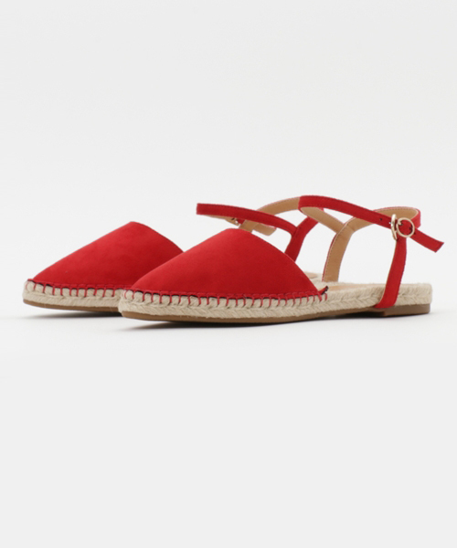 ROPE' PICNIC（ロペピクニック）の「アンクルストラップジュートフラット（サンダル・レディース・ブラック/ゴールド/レッド/シルバー・38/36/37）」の13枚目の写真