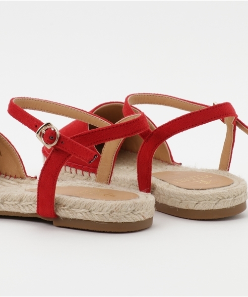 ROPE' PICNIC（ロペピクニック）の「アンクルストラップジュートフラット（サンダル・レディース・ブラック/ゴールド/レッド/シルバー・38/36/37）」の11枚目の写真