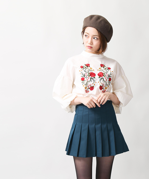 WEGO（ウィゴー）の「WEGO/プリーツミニスカート（スカート・レディース・ブラック/ダークグリーン/ワイン・SMALL/MEDIUM）」の17枚目の写真