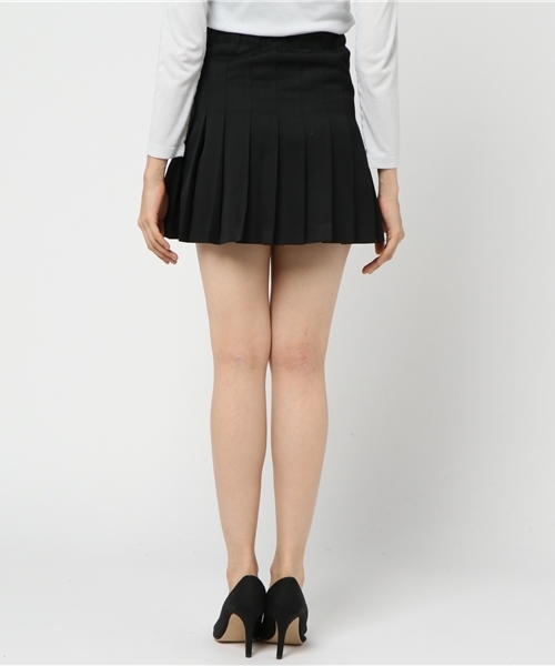 WEGO（ウィゴー）の「WEGO/プリーツミニスカート（スカート・レディース・ブラック/ダークグリーン/ワイン・SMALL/MEDIUM）」の5枚目の写真