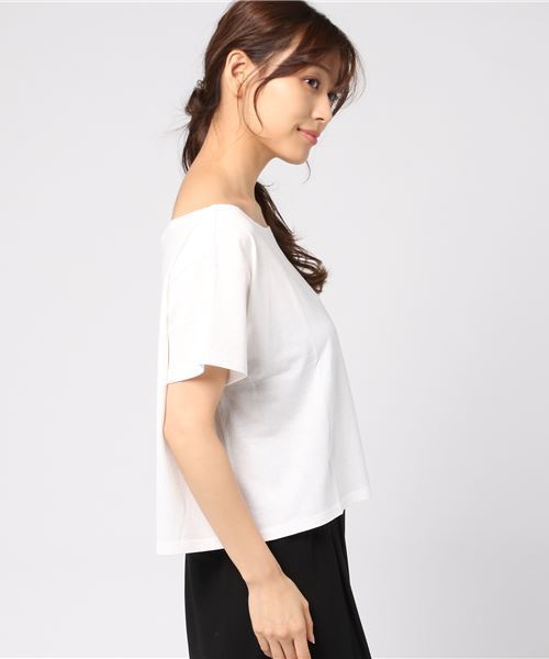 sanrio(サンリオ)の「∴WEGO/つれてってシナモンTシャツ(Tシャツ/カットソー・レディース・ホワイト/ライトピンク・FREE)」の7枚目の写真