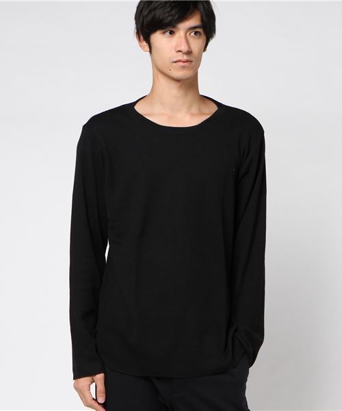 STUDIOUS（ステュディオス）の「【STUDIOUS】サーマルロンT（Tシャツ/カットソー・メンズ・ホワイト/ブラック/グレー・1/2/3）」の3枚目の写真