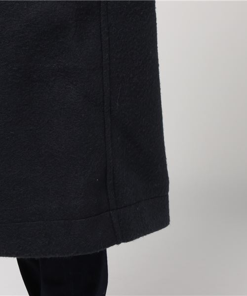 earth music&ecology（アースミュージックアンドエコロジー）の「・ミディダッフルコート（ダッフルコート・レディース・ライトグレー/ネイビー/サックスブルー/ピンク/アイボリー/キャメル・M/S）」の14枚目の写真