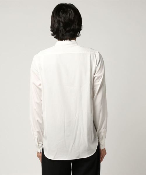 STUDIOUS（ステュディオス）の「【STUDIOUS】リラクションツイルバンドカラーシャツ（シャツ/ブラウス・メンズ・ホワイト/ネイビー/グリーン・1/2/3）」の11枚目の写真