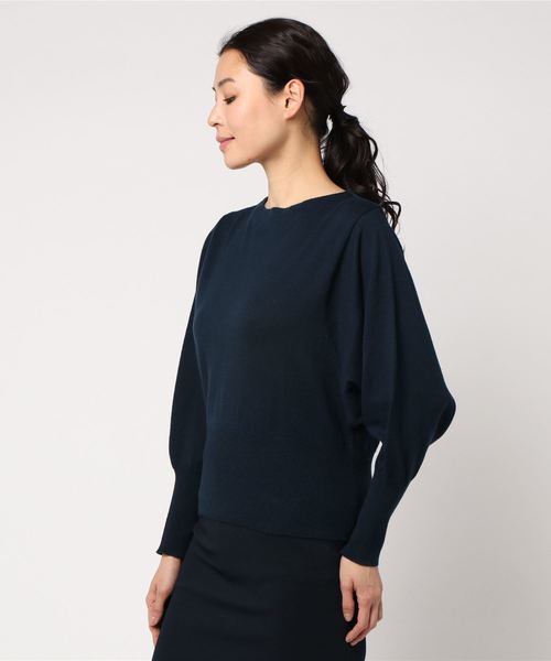 AMERICAN HOLIC(アメリカンホリック)の「・12col.ボートネックドルマンプルオーバー(ニット/セーター・レディース・ミント/ロイヤルブルー/オフホワイト/ライトグレー/ライトピンク/ブラック/レッド/ライトベージュ/レモンイエロー/ライトカーキ/サックスブルー/ネイビー・FREE)」の7枚目の写真