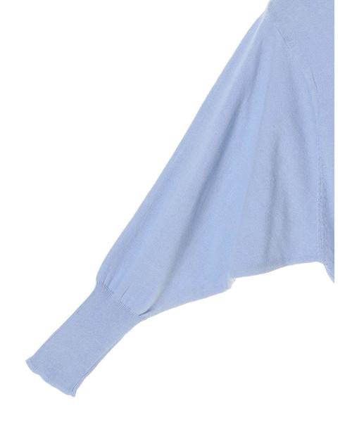 AMERICAN HOLIC(アメリカンホリック)の「・12col.ボートネックドルマンプルオーバー(ニット/セーター・レディース・ミント/ロイヤルブルー/オフホワイト/ライトグレー/ライトピンク/ブラック/レッド/ライトベージュ/レモンイエロー/ライトカーキ/サックスブルー/ネイビー・FREE)」の16枚目の写真