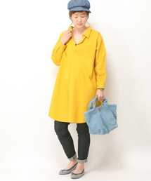 LBC | タイプライタースキッパーワンピース          (ワンピース)